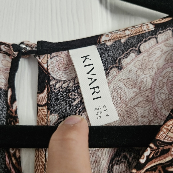 Kivari Pink Black Crew Neck Sundress Anthropologie - Picture 9 of 10